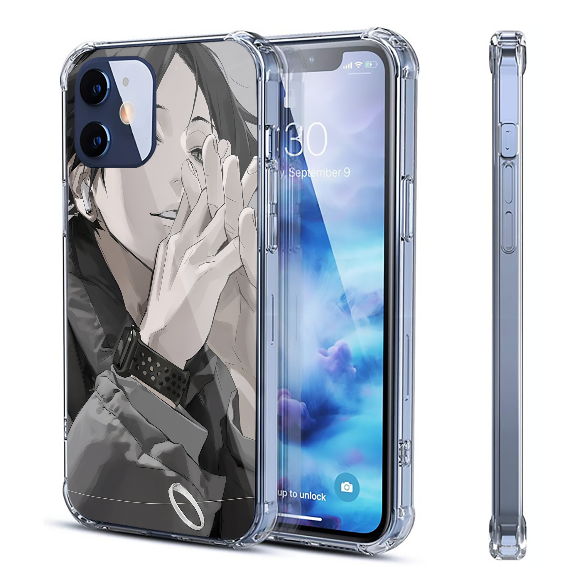 （画像用） ハイキュー!! Haikyu!! 【iPhone 12シリーズ対応】透明スマホケース（クリアソフトケース）